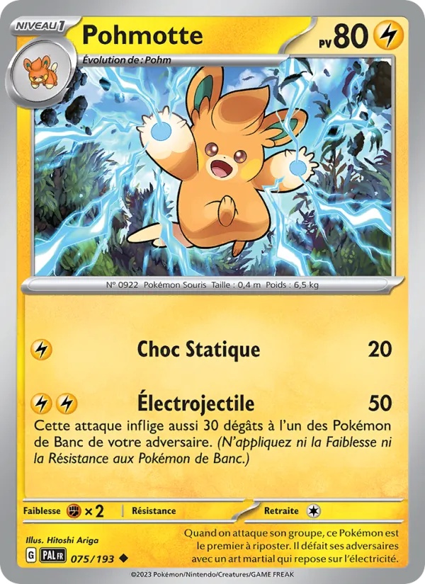 Pohmotte 075/193 - Évolutions à Paldea - Reverse - Pokémon JCC