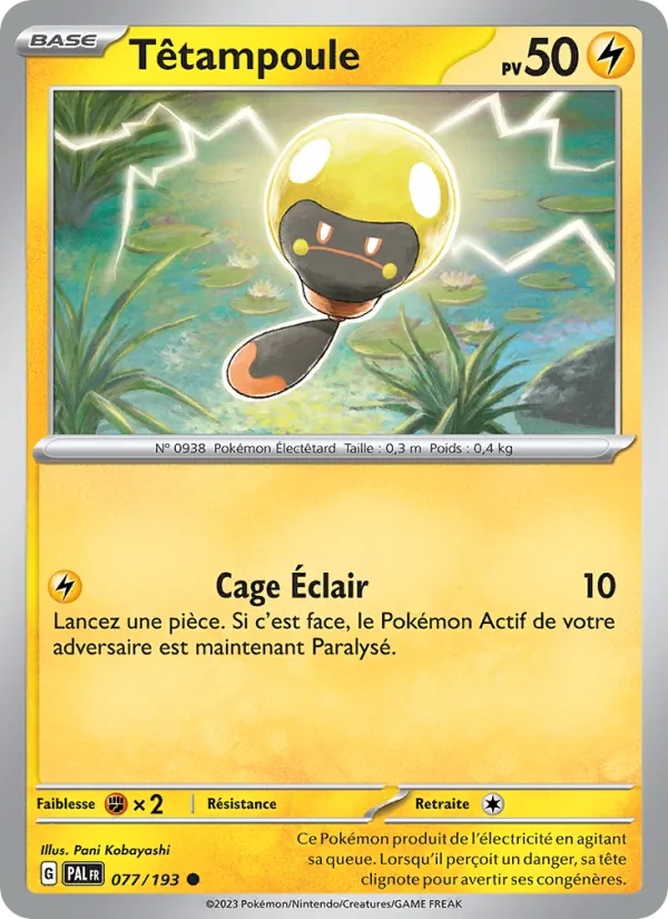 Têtampoule 077/193 - Évolutions à Paldea - Reverse - Pokémon JCC