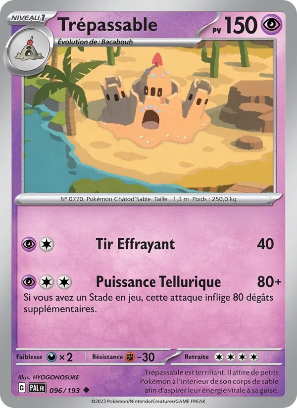 Trépassable 096/193 - Évolutions à Paldea - Reverse - Pokémon JCC