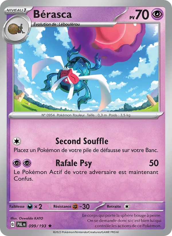 Bérasca 099/193 - Évolutions à Paldea - Reverse - Pokémon JCC