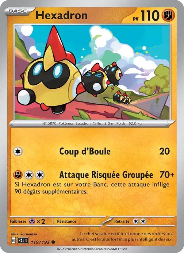 Hexadron 119/193 - Évolutions à Paldea - Reverse - Pokémon JCC