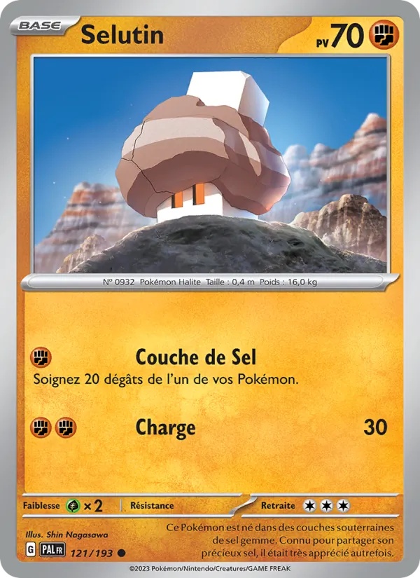Selutin 121/193 - Évolutions à Paldea - Reverse - Pokémon JCC