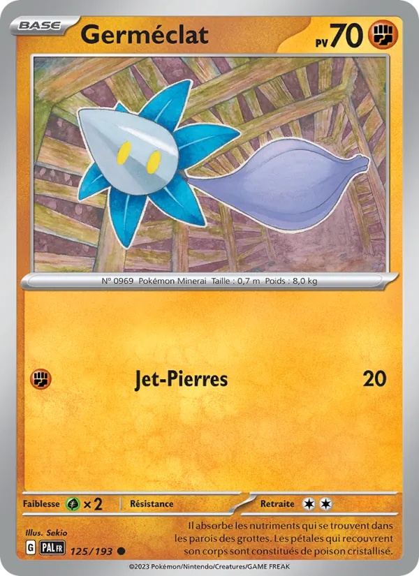 Germéclat 125/193 - Évolutions à Paldea - Reverse - Pokémon JCC