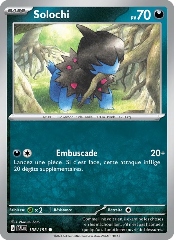 Solochi 138/193 - Évolutions à Paldea - Reverse - Pokémon JCC