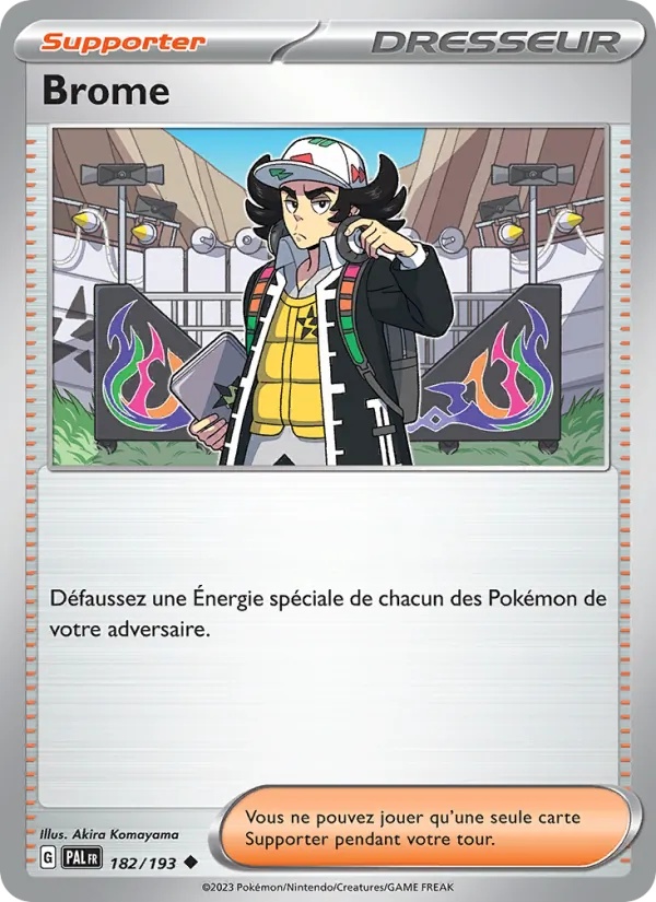 Brome 182/193 - Évolutions à Paldea - Reverse - Pokémon JCC