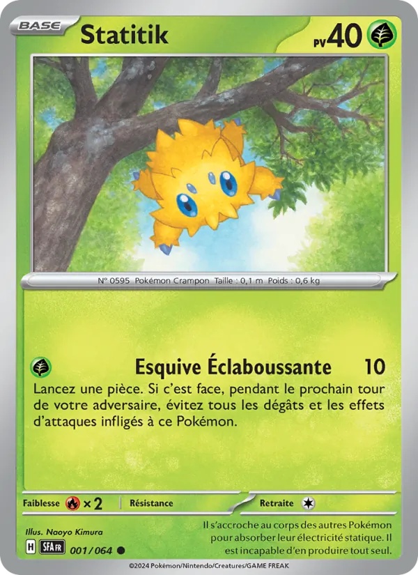 Statitik 001/64 - Fable Nébuleuse - Reverse - Pokémon JCC