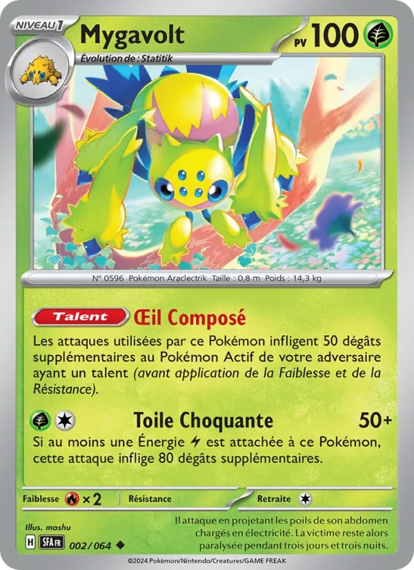 Mygavolt 002/64 - Fable Nébuleuse - Reverse - Pokémon JCC