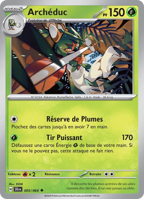 Archéduc 005/64 - Fable Nébuleuse - Reverse - Pokémon JCC