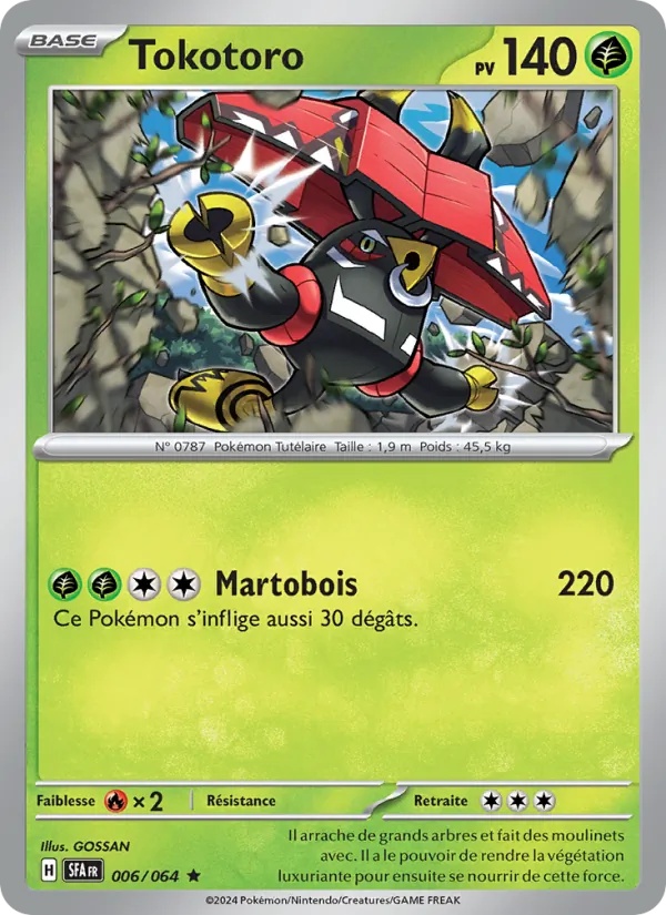 Tokotoro 006/64 - Fable Nébuleuse - Reverse - Pokémon JCC