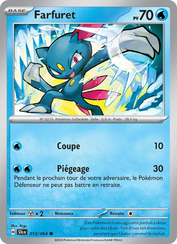Farfuret 013/64 - Fable Nébuleuse - Reverse - Pokémon JCC