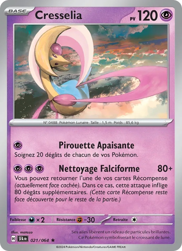 Cresselia 021/64 - Fable Nébuleuse - Reverse - Pokémon JCC