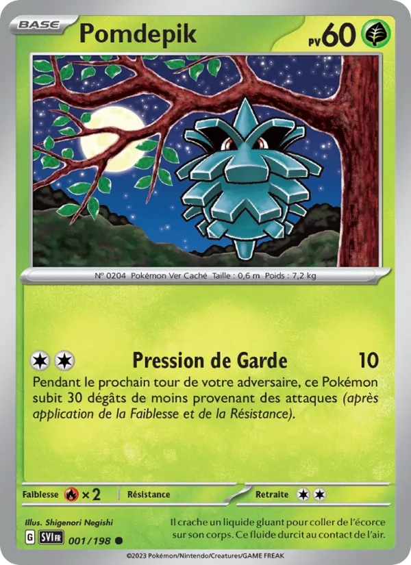 Pomdepik 001/198 - Écarlate et Violet - Reverse - Pokémon JCC