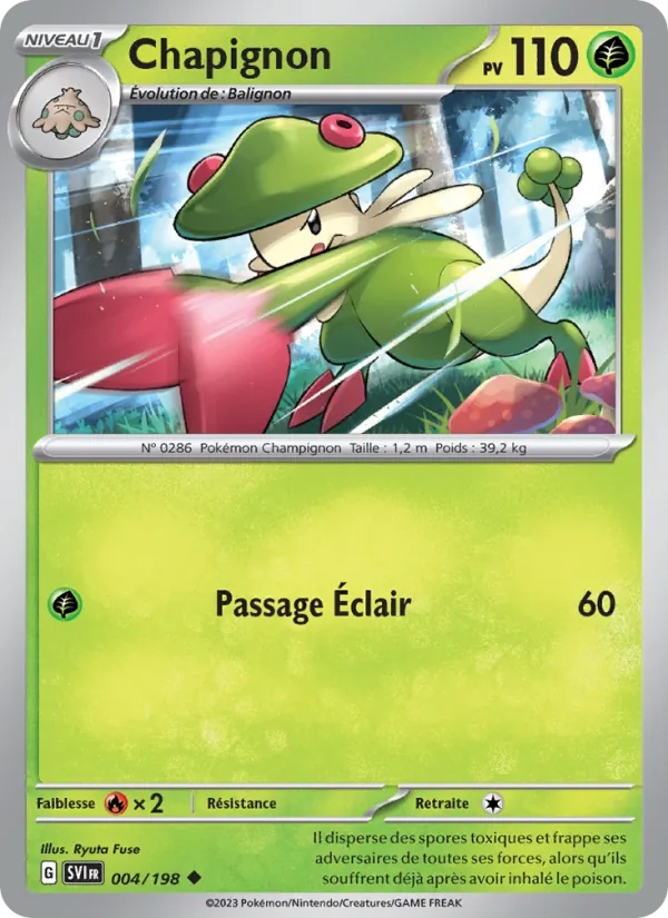 Chapignon 004/198 - Écarlate et Violet - Reverse - Pokémon JCC