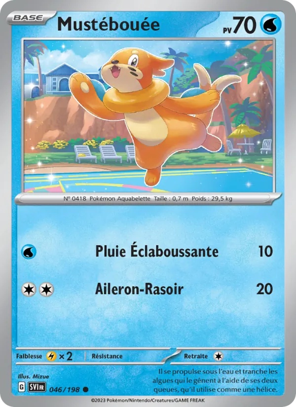 Mustébouée 046/198 - Écarlate et Violet - Reverse - Pokémon JCC