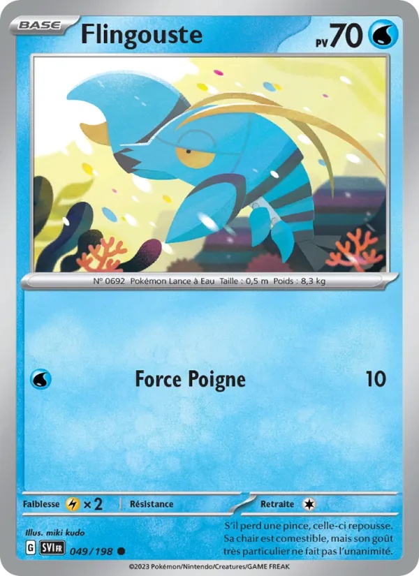 Flingouste 049/198 - Écarlate et Violet - Reverse - Pokémon JCC
