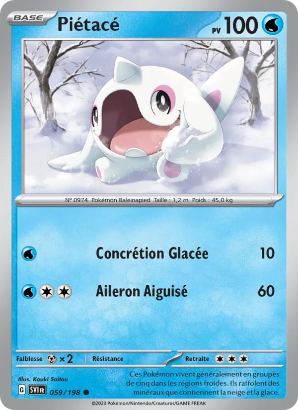 Piétacé 059/198 - Écarlate et Violet - Reverse - Pokémon JCC
