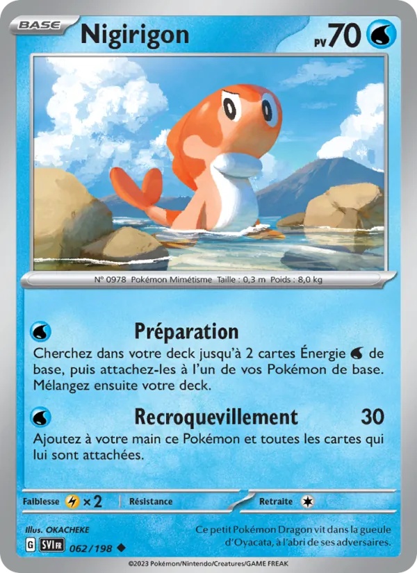 Nigirigon 062/198 - Écarlate et Violet - Reverse - Pokémon JCC