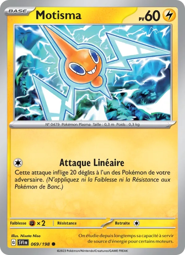 Motisma 069/198 - Écarlate et Violet - Reverse - Pokémon JCC