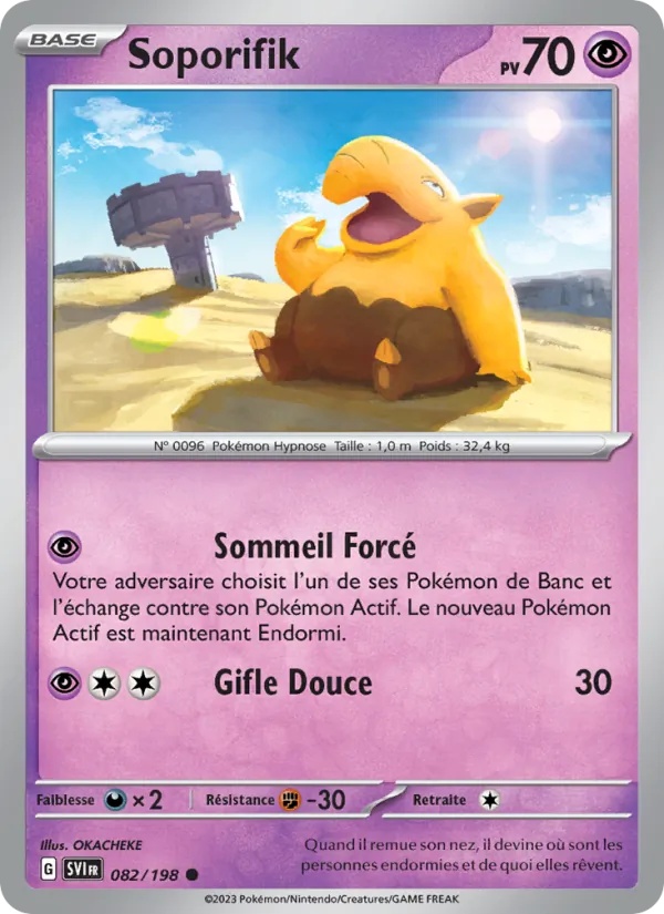 Soporifik 082/198 - Écarlate et Violet - Reverse - Pokémon JCC