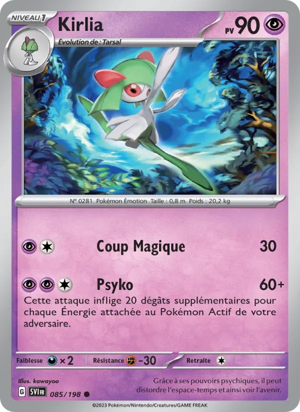 Kirlia 085/198 - Écarlate et Violet - Reverse - Pokémon JCC