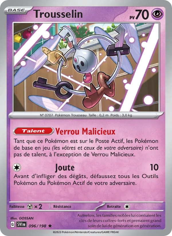 Trousselin 096/198 - Écarlate et Violet - Reverse - Pokémon JCC