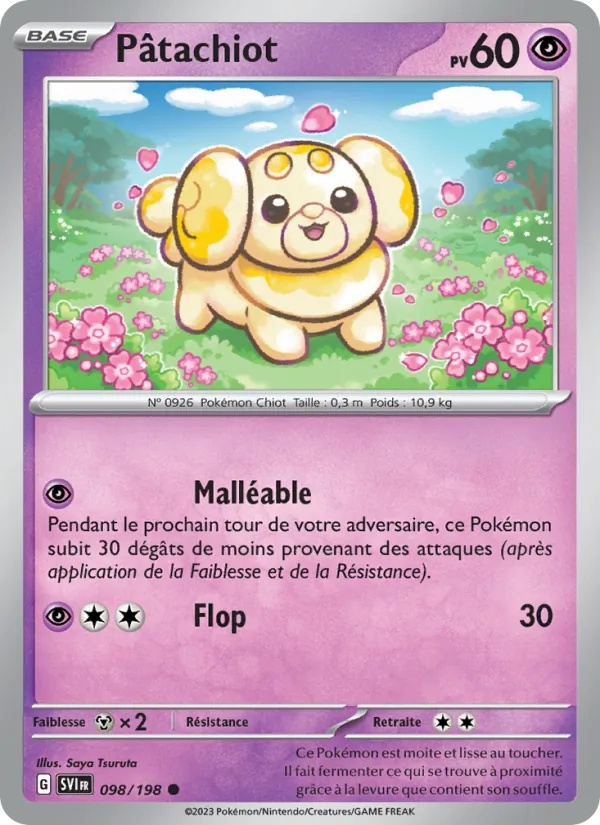 Pâtachiot 098/198 - Écarlate et Violet - Reverse - Pokémon JCC