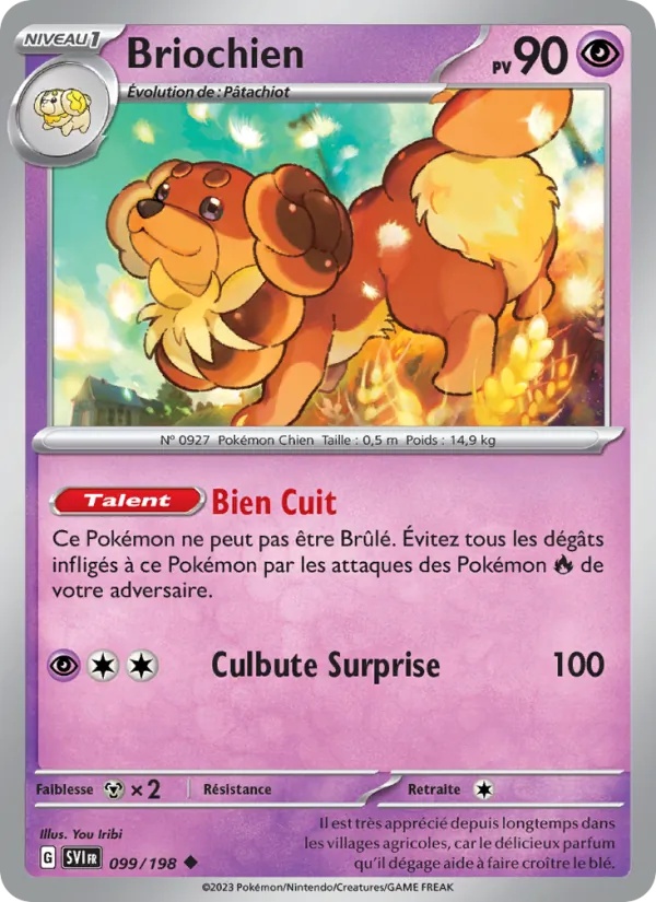 Briochien 099/198 - Écarlate et Violet - Reverse - Pokémon JCC
