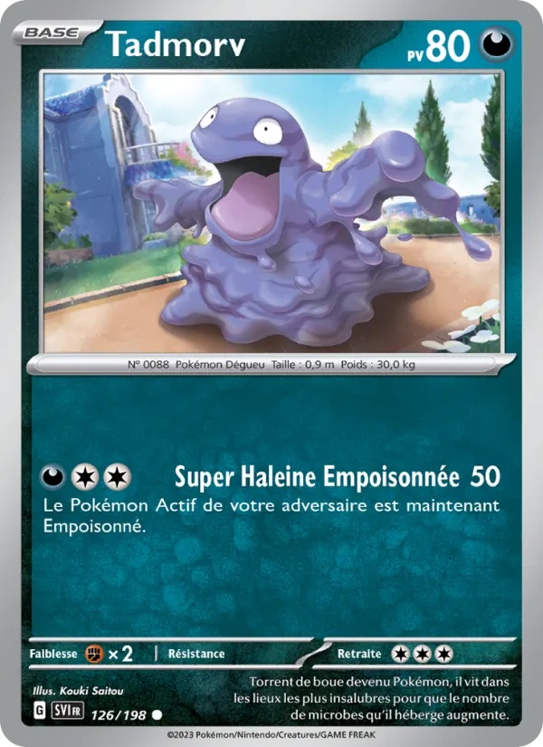 Tadmorv 126/198 - Écarlate et Violet - Reverse - Pokémon JCC