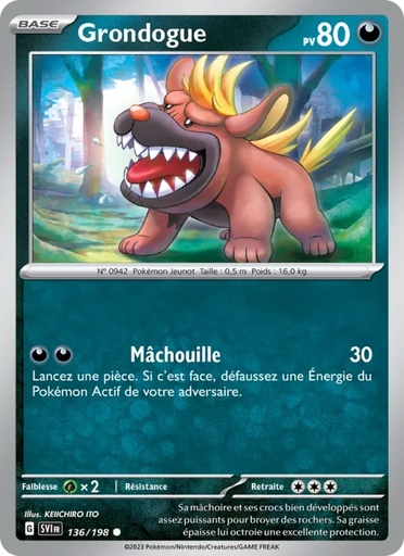 Grondogue 136/198 Reverse