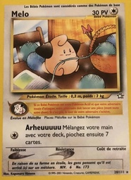 Mélo 20/111 - Neo Genesis - 1re Édition - Pokémon JCC