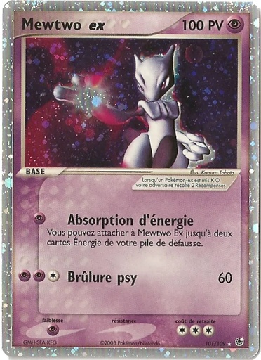 Mewtwo ex 101/109 Holo