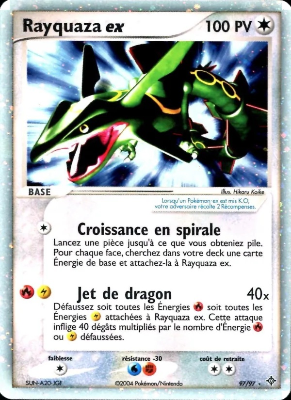 Rayquaza ex 97/97 - EX Dragon - Chris Fulop - Pokémon JCC