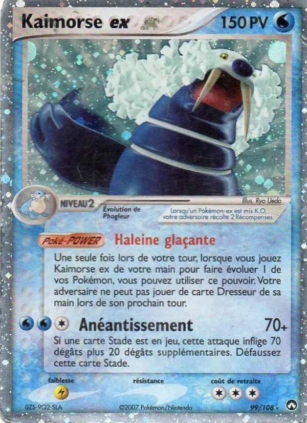 Kaimorse ex 99/108 - EX Gardiens du Pouvoir - Holo - Pokémon JCC