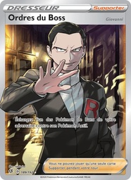 Ordres du Boss (Giovanni) 189/192 - Clash des Rebelles - Holo - Pokémon JCC