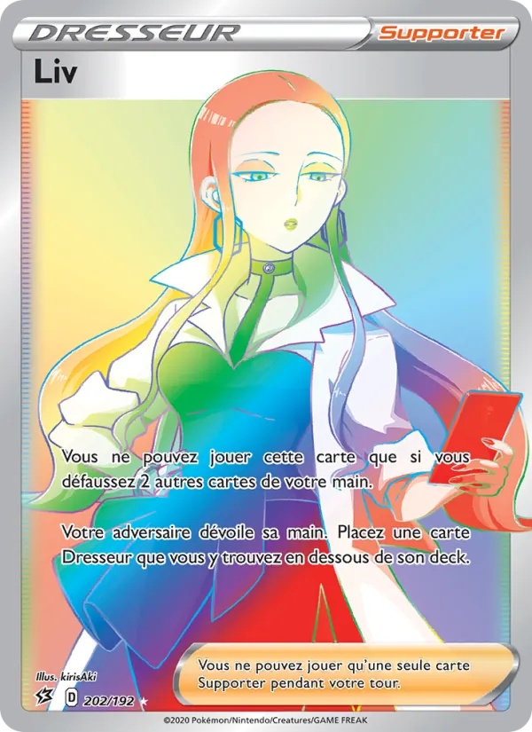 Liv 202/192 - Clash des Rebelles - Holo Rainbow - Pokémon JCC