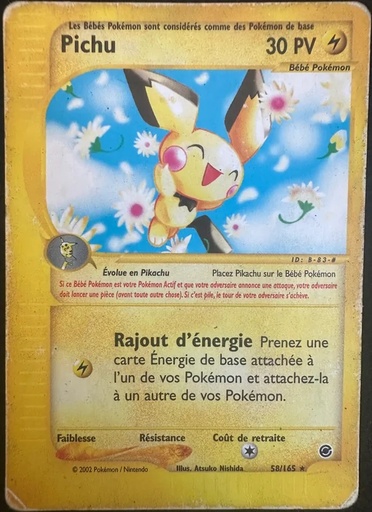 Pichu 58/165 Dos Japonais