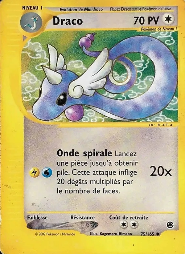 Draco 75/165 - Expedition - Pokémon JCC