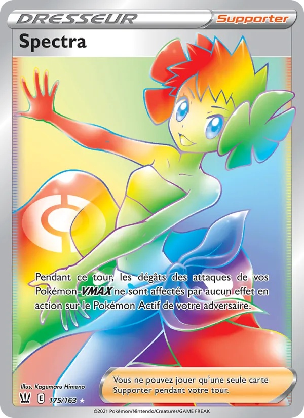 Spectra 175/163 - Styles de combat - Holo Rainbow - Pokémon JCC