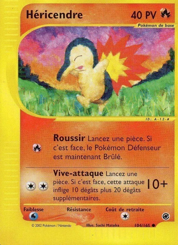 Héricendre 104/165 - Expedition - Pokémon JCC