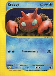 Krabby 115/165 - Expedition - Pokémon JCC