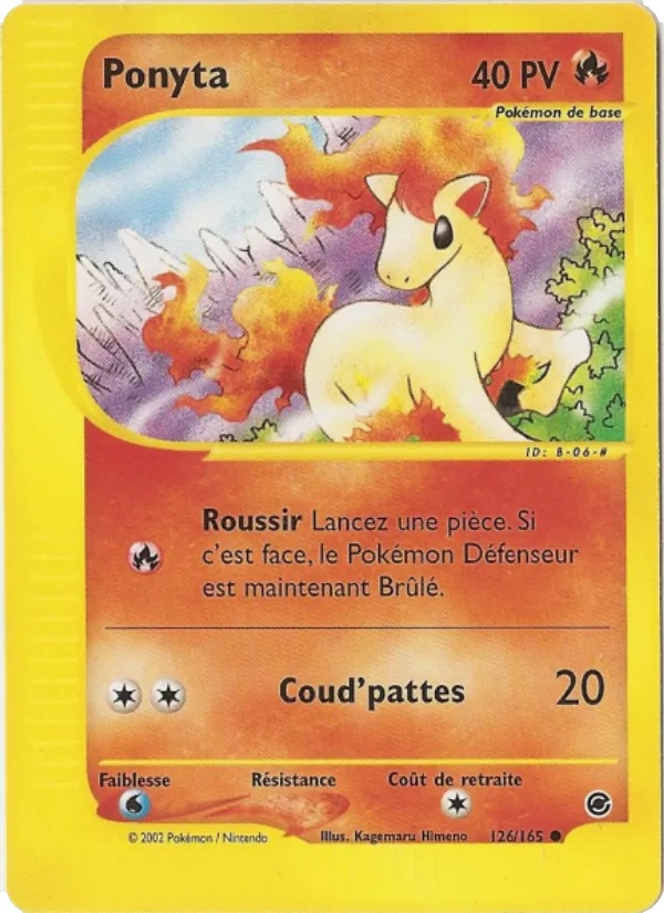Ponyta 126/165 - Expedition - Pokémon JCC