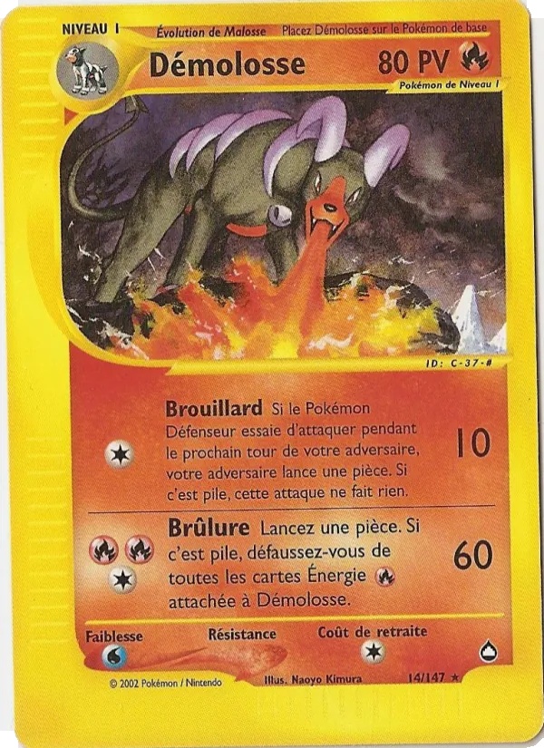 Démolosse 14/147 - Aquapolis - Pokémon JCC
