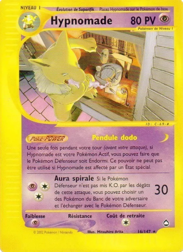 Hypnomade 16/147 - Aquapolis - Pokémon JCC
