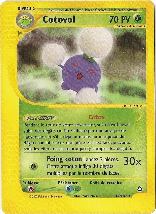 Cotovol 17/147 - Aquapolis - Pokémon JCC