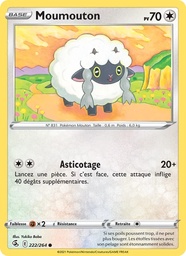 Moumouton 222/264 - Poing de Fusion - Holo - Pokémon JCC