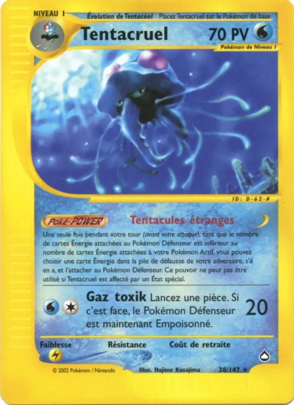 Tentacruel 38/147 - Aquapolis - Pokémon JCC