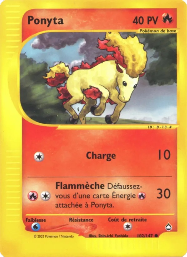 Ponyta 102/147 - Aquapolis - Pokémon JCC