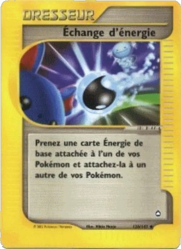 Échange d'énergie 120/147
