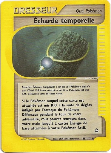 Écharde temporelle 135/147