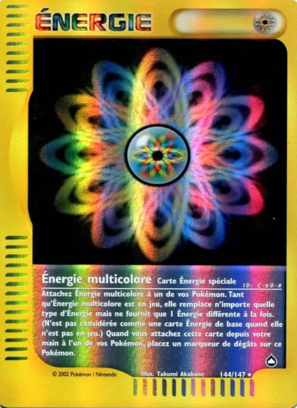 Énergie multicolore 144/147 - Aquapolis - Pokémon JCC